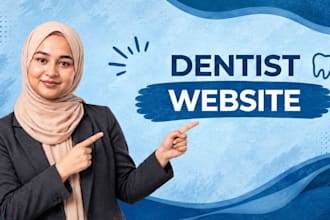 design dentist website healthcare and therapy website