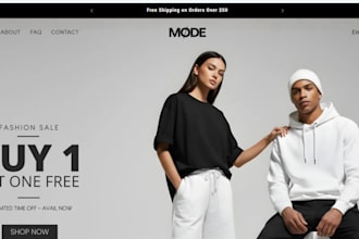 design shopify clothing store shopify fashion website clothing brand store