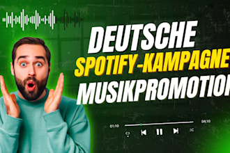 german spotify monthly listeners growth campaign spotify music artist promotion