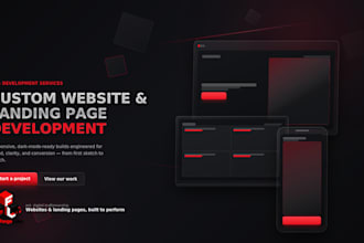 build responsive websites and landing pages
