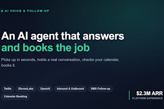 build an ai voice agent that answers calls and books appointments