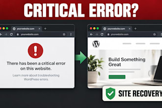 fix wordpress critical error, white screen and fatal PHP issues