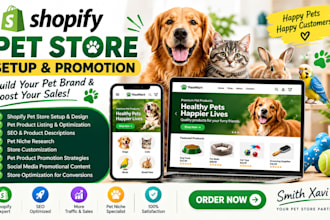 shopify pet store marketing and promotion