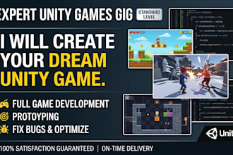 create a full unity game