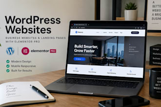 build ai wordpress business websites and landing pages with elementor pro