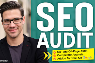 do website SEO audit report, competitor analysis, keyword research technical