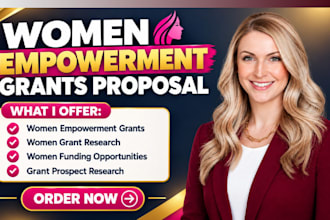 research women empowerment grant proposal women funding program grant proposal
