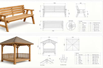 create furniture shop drawings and technical blueprints