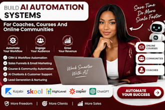 setup kajabi, skool community, gohighlevel CRM, online course funnel