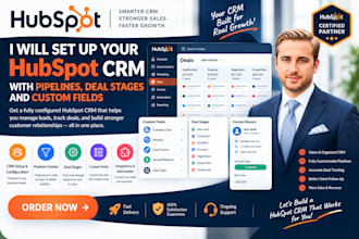 set up your hubspot CRM with pipelines, deal stages and custom fields