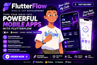 be your flutterflow mobile app developer, flutterflow app development,