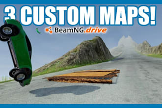 custom beamng drive mods, custom maps, beamng map