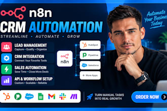 create n8n CRM automation and workflow automation systems