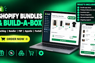 build shopify bundles and build a box using kaching,bundler,fbp,appstle,foxsell