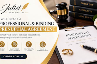 draft a professional and binding prenuptial agreement