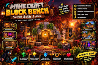 create fix custom minecraft java bedrock blockbench 3d animation models