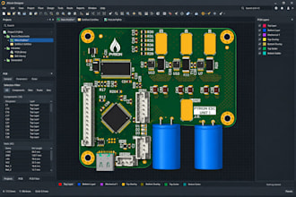 design power electronics bldc pmsm motor controller, inverter, and esc pcb
