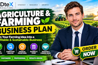 create investor ready agriculture and farming business plan