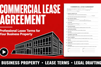 draft a professional commercial lease agreement for business