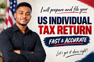 prepare and file your US individual tax return 1040 irs taxes fast