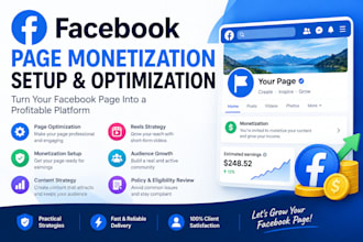 setup and optimize your facebook page for monetization