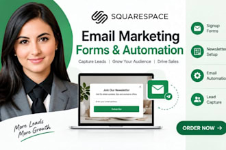setup squarespace email marketing forms newsletter lead automation