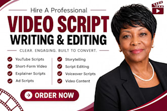 format your youtube video script professionally