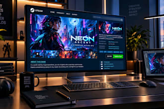 design professional steam capsule art for your video game