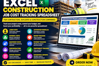 excel construction job cost tracking spreadsheet contractor builder project