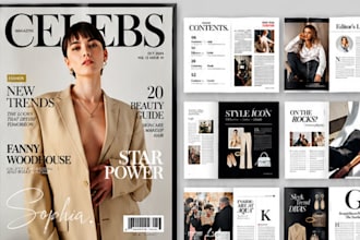 design magazine layout business flyer print ads and creative advertising design