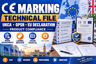 prepare ce marking technical file ukca gpsr eu declaration and compliance