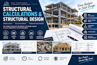provide structural calculations, analysis and structural design