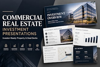 design a commercial real estate investment presentation