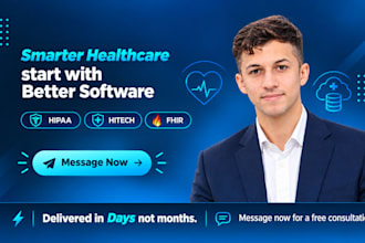 develop hipaa compliant ai healthcare web apps