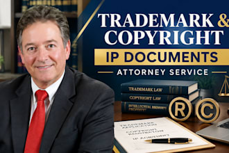 draft and review trademark, copyright and intellectual property documents