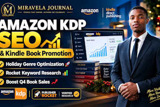 do amazon kdp seo for holiday romance cozy mystery and childrens book to rank
