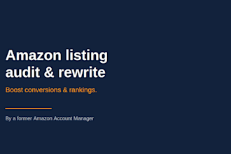 audit and optimize your amazon product listings