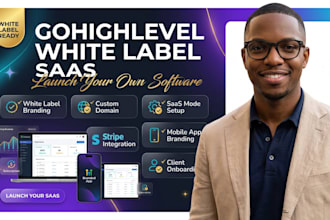 set up gohighlevel white label saas mode to launch your own branded software