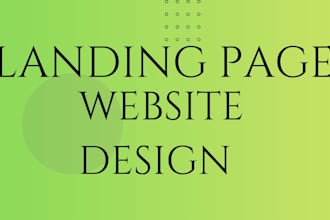 design and redesign website landing page, ecommerce website design and redesign