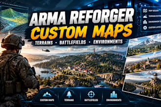 create and customize realistic arma reforger maps, terrains, battlefields