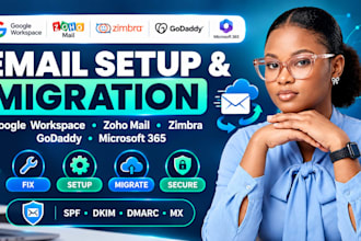 setup fix migrate google workspace zoho mail zimbra godaddy microsoft 365