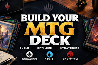 build a custom magic the gathering mtg deck