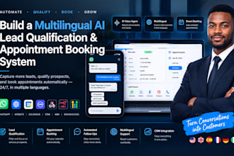 build multilingual ai lead qualification and appointment booking workflow system