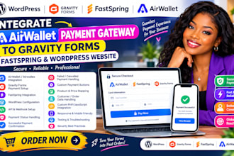 integrate airwallet payment gateway to gravity form fastspring wordpress website