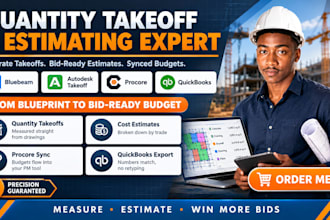 quantity takeoff and budget workflows autodesk bluebeam procore quickbooks stack