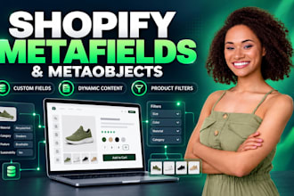 shopify metafields metaobjects product page custom field filters dynamic content