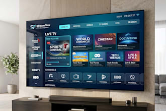 rebrand iptv app with ibo player, tivimate, smarters, xciptv and admin panel
