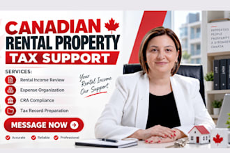 review canadian rental property tax records, income and expenses for cra