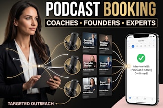 book podcast interviews for coaches and founders