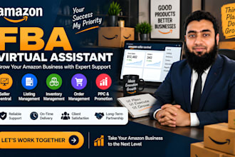 be your amazon fba virtual assistant for seller central tasks